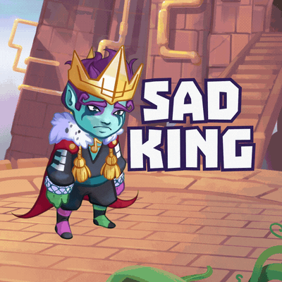 Sad King GIF by KONAMI