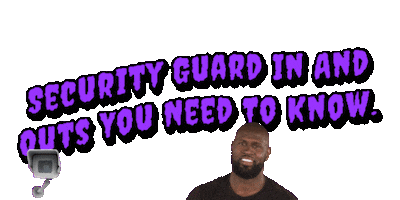 Security Guard Sticker by RCWDI