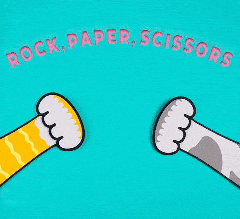 Rock-Paper-Scissors meme gif