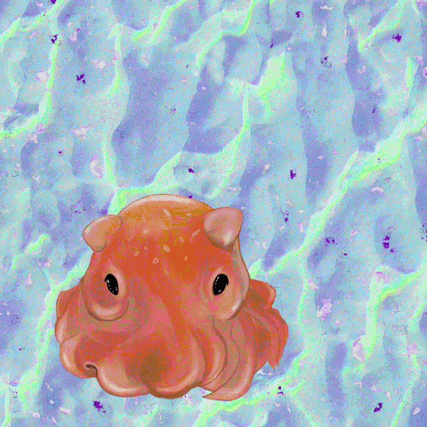yuumikamata illustration illustrator dumbo octopus yumingifnyc GIF