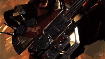 Fire Guitar GIF by Xbox