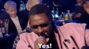 Idris Elba Yes GIF by BRIT Awards