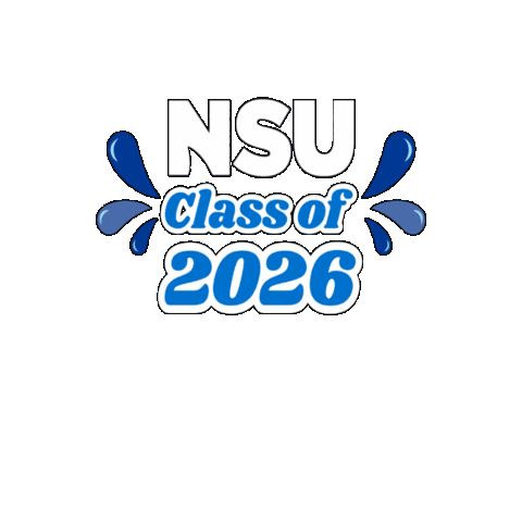 Nsu Sticker by Nova Southeastern University