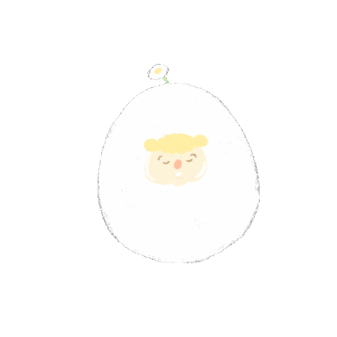 Easter Eggs Flower Sticker