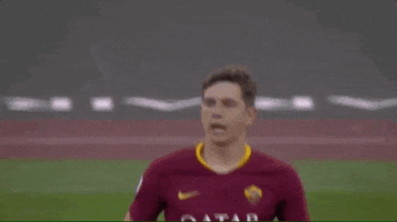 ante coric running GIF by AS Roma