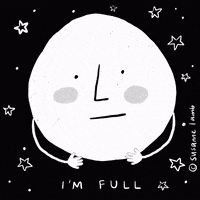 Full Moon Sticker by KT for iOS & Android, GIPHY