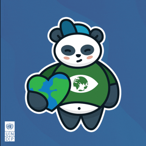 Earth Panda GIF by UN Development Programme