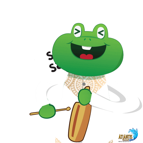 Atlantis Buka Sticker by Ancol