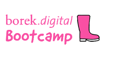 Pink Rain Sticker by borek.digital