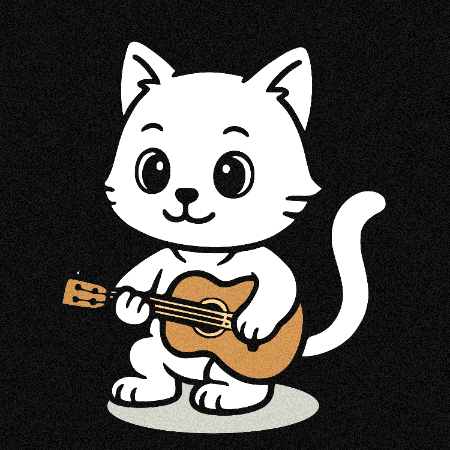 Chat Musique GIF