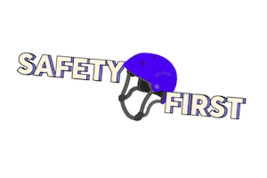 Helmet Safety Sticker by Beam