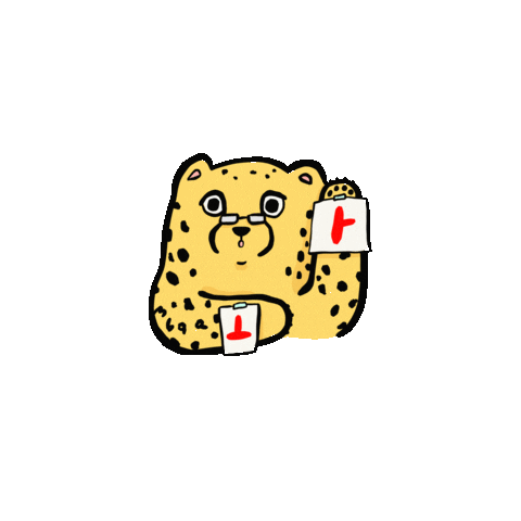 Cheetah Wow Sticker