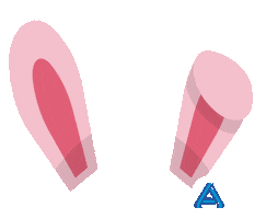 Bunny Easter Sticker by Snikpic