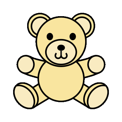 Bear Toy Sticker by selunijewels