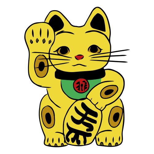 lucky cat gif