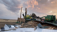 Farm Structures Destroyed by Tornado in Southern Saskatchewan