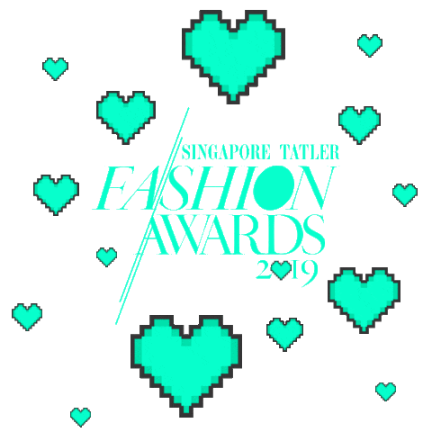 Heart Rainbow Sticker by Singapore Tatler