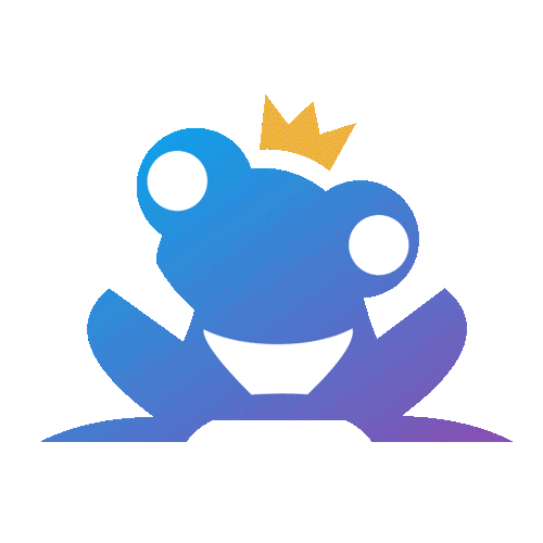 Frog Crown Sticker by Once Dating