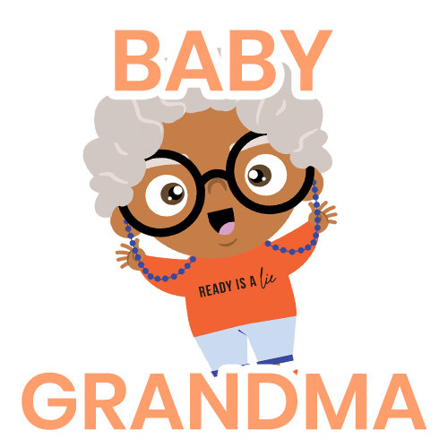 Angielee Babygrandma Sticker by Glittle Wonderland