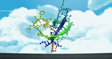 Nanome science chemistry molecules trajectory GIF