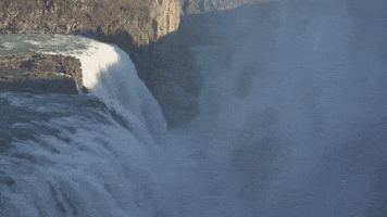 Waterfall Iceland GIF by Chris