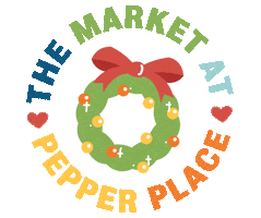 Christmas Market Sticker by marketatpepperplace