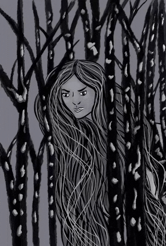 Full Moon Forest GIF by The LSD Hotel