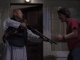 Gunpoint Screaming GIF by Back to the Future Trilogy
