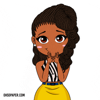 Happy African American GIF by Oh So Paper