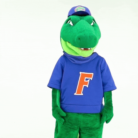 Albertgifs Shrug GIF by Florida Gators