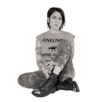 Sit Sitting Sticker by Tegan and Sara