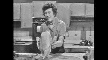 Roast Chicken Cooking GIF by Julia Child