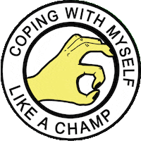 softie coping Sticker by Feverish