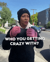 Fight Me Bad Ass GIF by Holly Logan