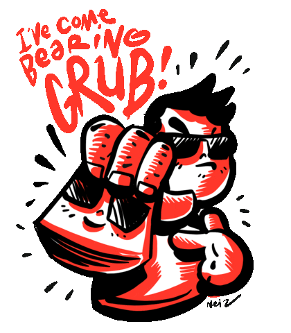 Food Delivery Sticker by Grab N' Grub Guam