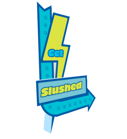 Blue Slush Sticker by Alani Nu