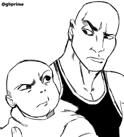 The Rock Baby GIF