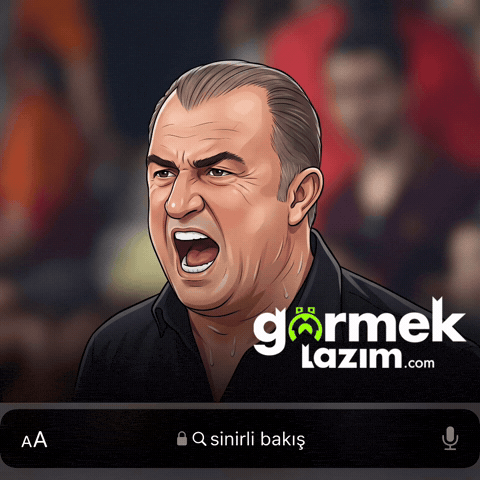 Fatih Terim Sinirli GIF by Görmek Lazım