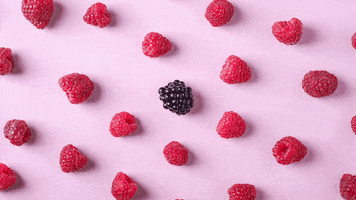 SimplyCrystalnails tiktok nail art raspberries blackberries GIF