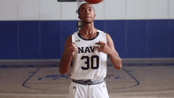 Basketball Mike Woods GIF by Navy Athletics