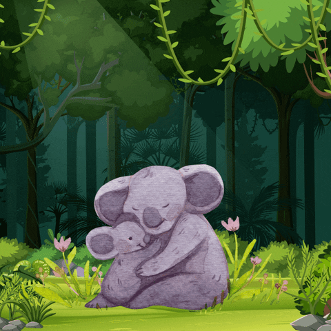 Forest Hug GIF by Conscious Planet - Save Soil