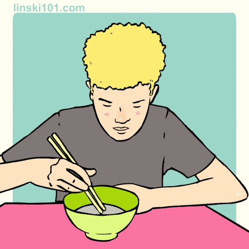 Fun Eating GIF by Linski101