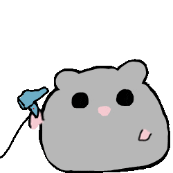 Hamster Bath Sticker