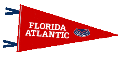 Fau Sticker by Florida Atlantic University