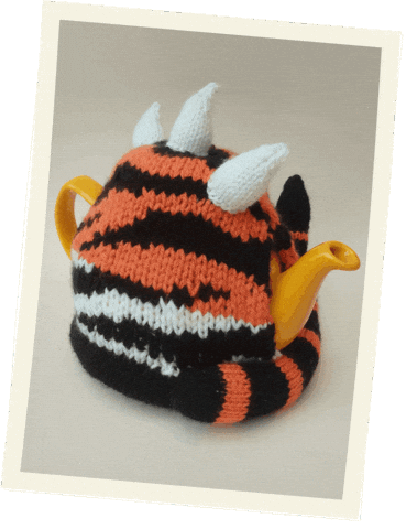 Tea Time Tiger GIF by TeaCosyFolk