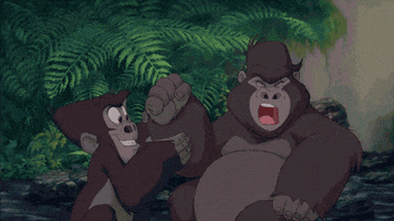 monkey business lol GIF by Disney