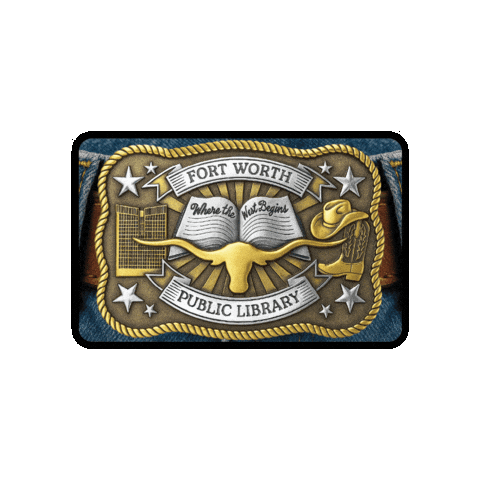 Library Love Sticker by Fort Worth Public Library