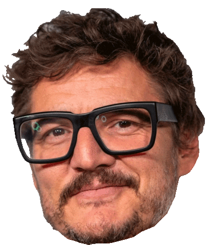 Happy Pedro Pascal Sticker by Anne Horel