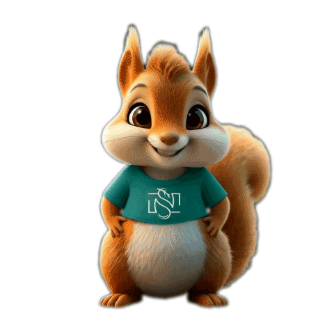 Squirrel Sincap Sticker by NarvenTermal