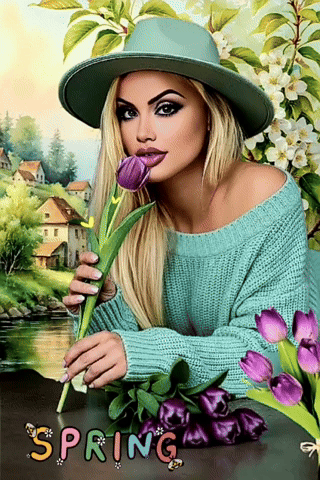 Spring Woman GIF